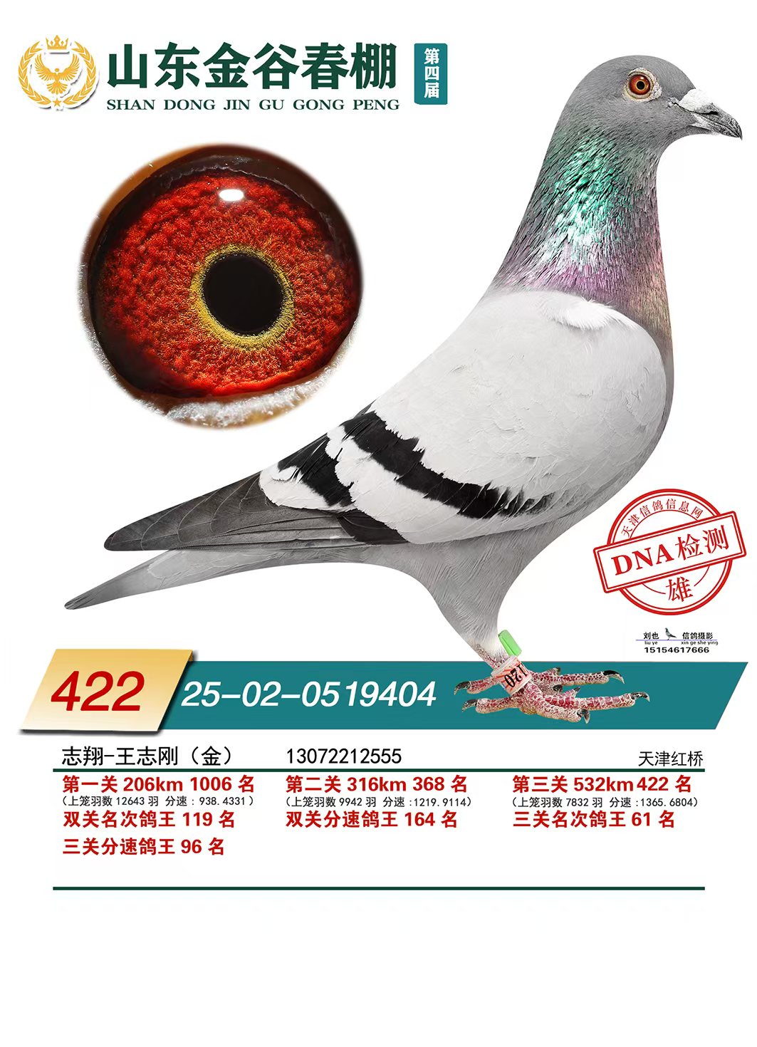 金谷春决赛422名