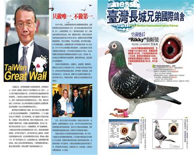 台湾长城兄弟国际鸽舍介绍