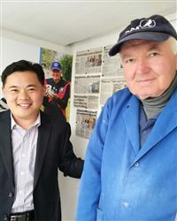 刘总拜访葛思顿范德瓦尔先生