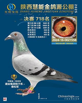 西安慧能金鸽源春棚决赛718名