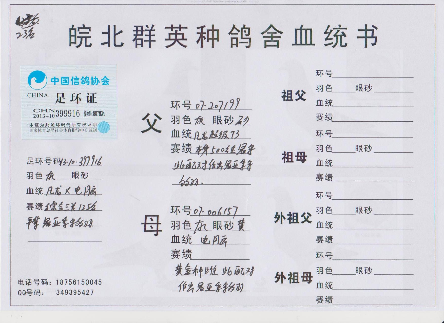 血统书