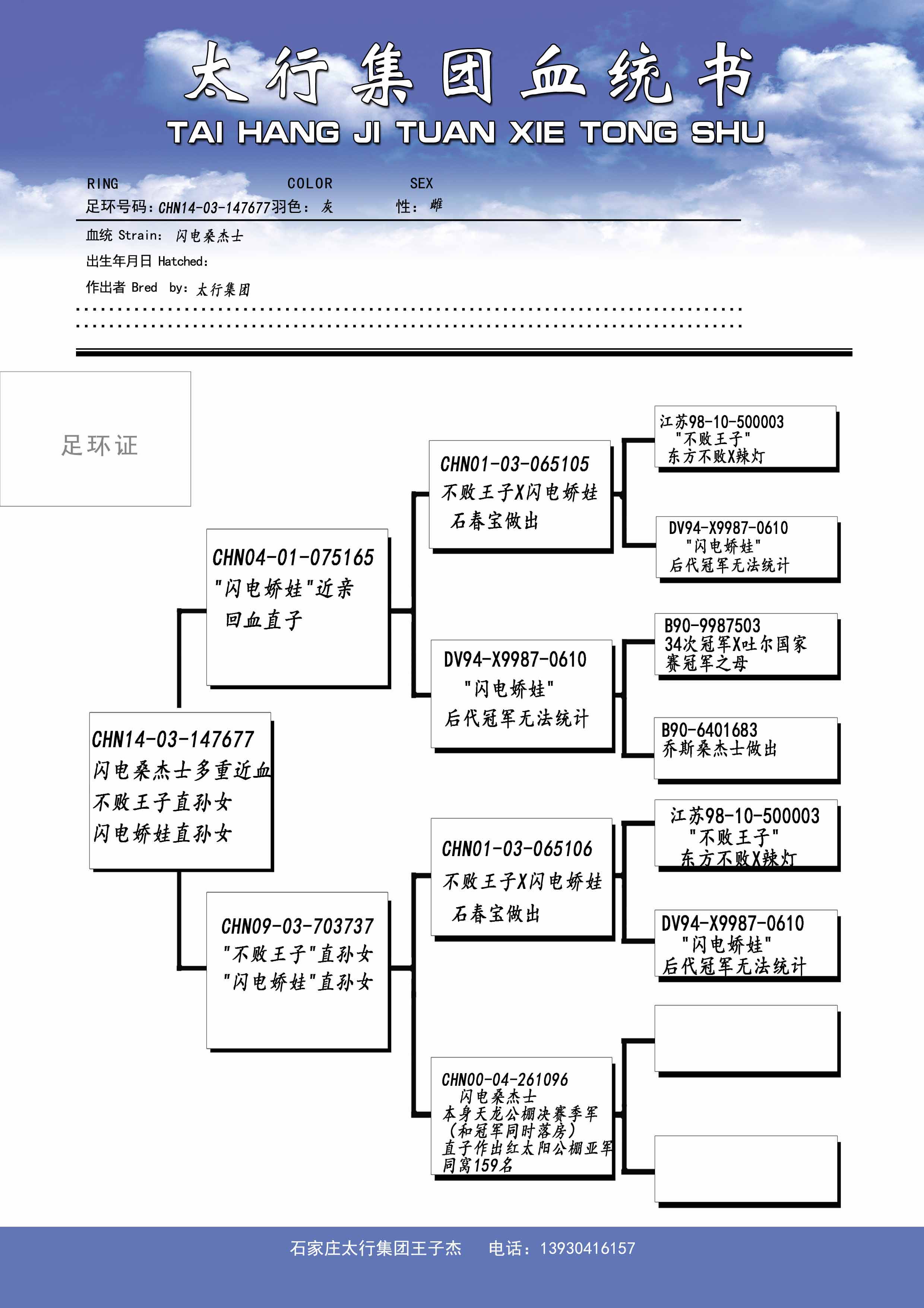 血統書