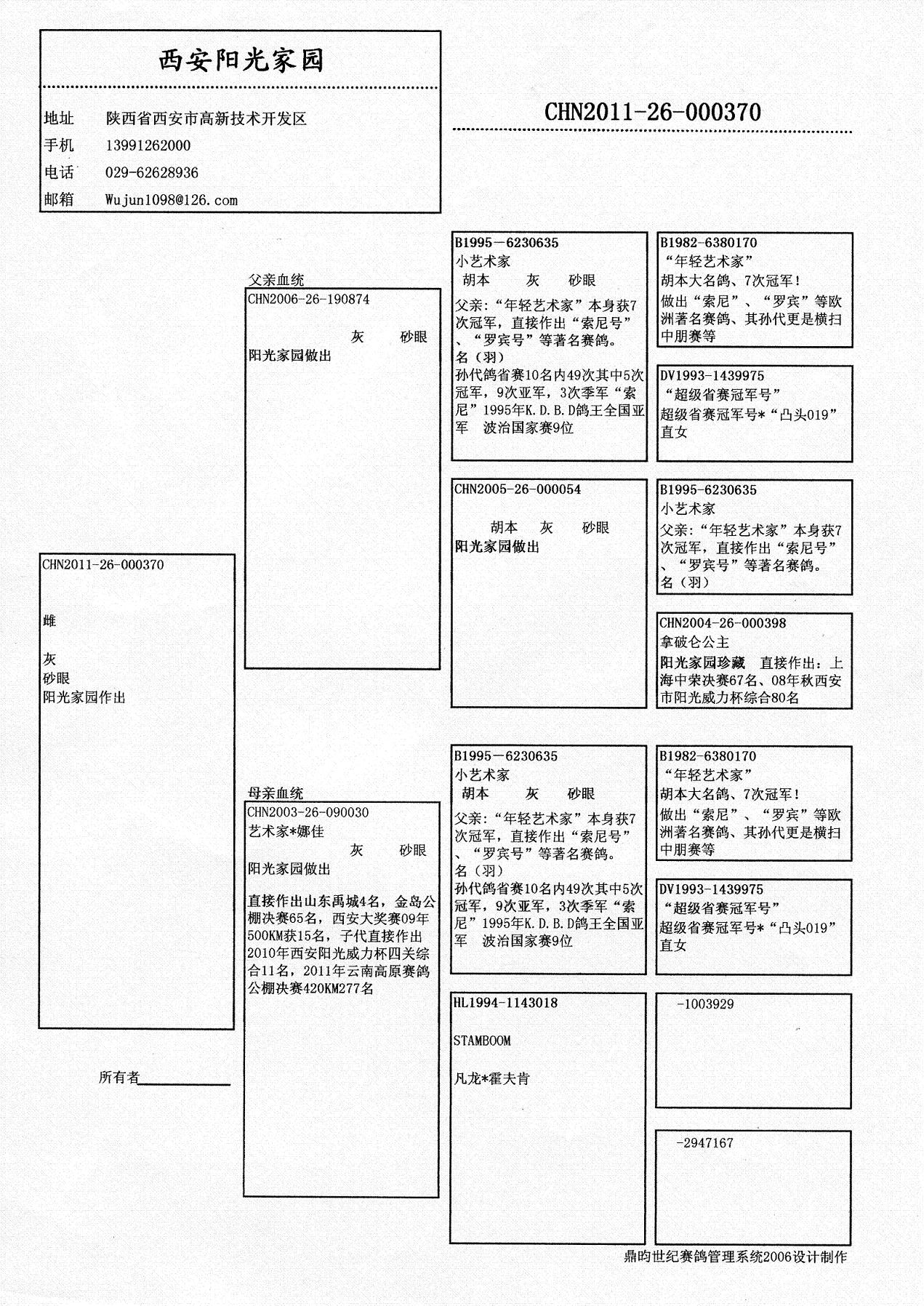 西安阳光家园胡本