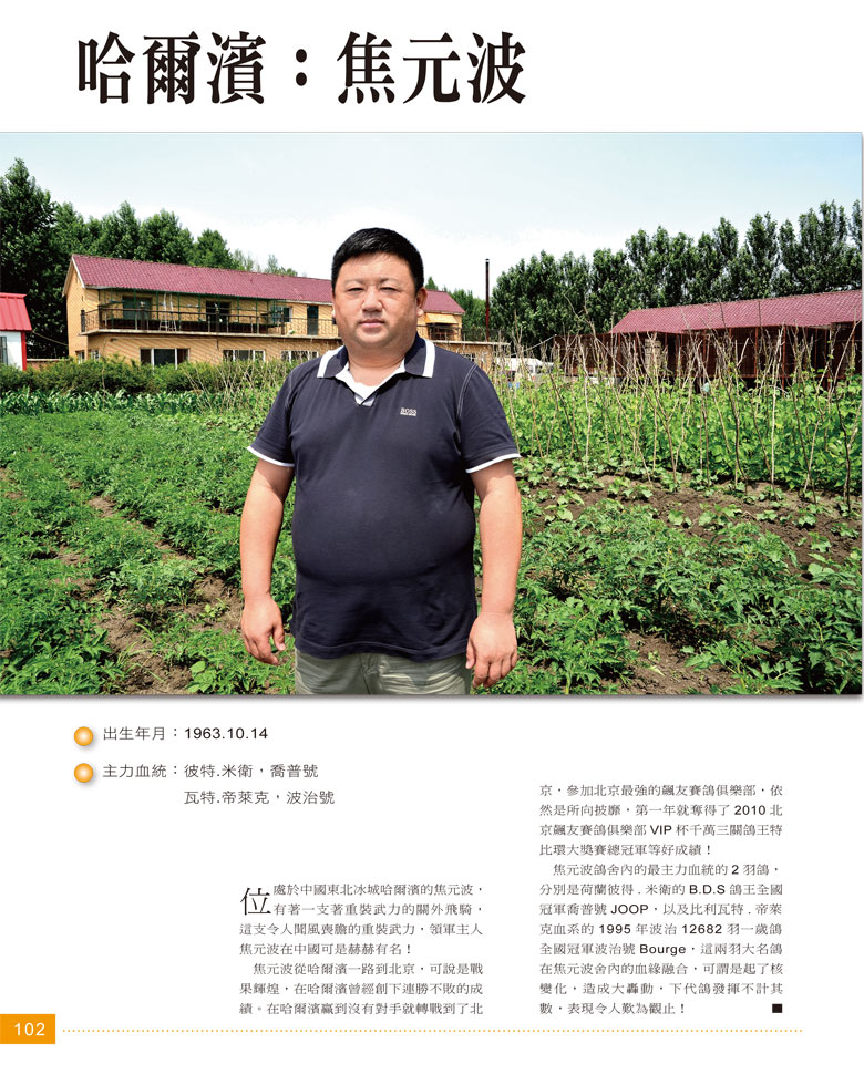 黑龙江焦元波鸽舍